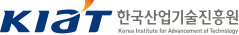 kiat(Korea Institute for Advancement of Technology) 로고(한국산업기술진흥원 로고)